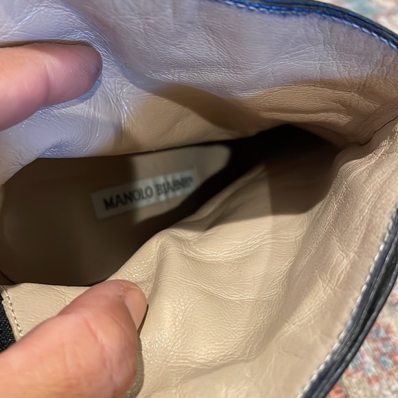 Manolo Blahnik Black Bootie’s Size 37 (7) - Picture 6 of 7